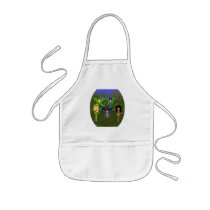 Musical Faerie Band in Enchanting Field Aprons