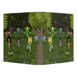 Musical Faerie Band in Enchanting Forest 3 Ring Binders