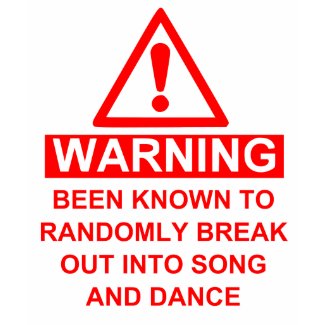 Musical Fan Warning shirt