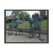 Musical Frogs Post Card