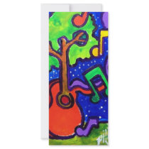 Musical Greetings by piliero rack cards