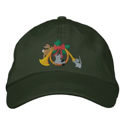 Musical Holidays Baseball Cap by Embroidery4U