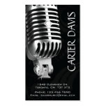Musical Instrument - Mic Business Card Templates