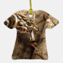 Musical instruments christmas ornament