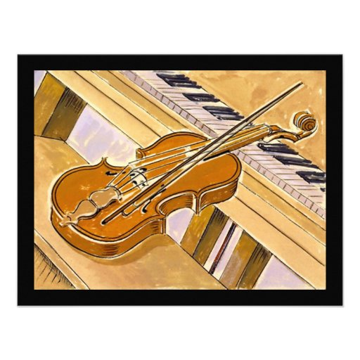 Musical Instruments Recital Or Party INVITATION
