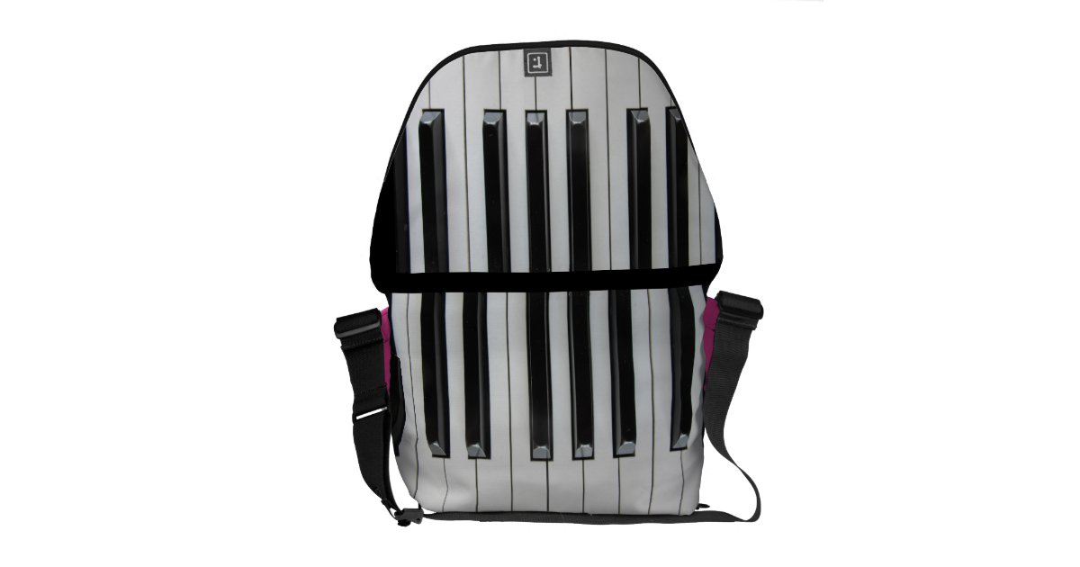 Musical Keys Piano Keyboard Bag Courier Bag Zazzle