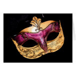 musical mask card