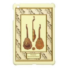 Musical moments - Carved lutes Cover For The iPad Mini