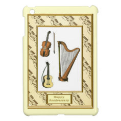 Musical moments - Harp, Viola, guitar Case For The iPad Mini