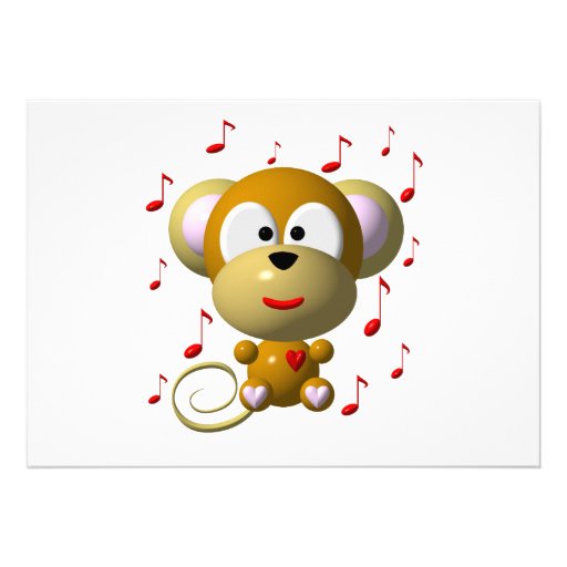 Musical monkey announcement