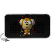 Musical Monkey Speaker doodle