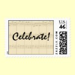 Musical Music Celebrate! stamps