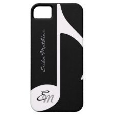 musical note ~ add initial iPhone 5 cover