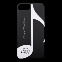 musical note ~ add initial iPhone 7 case