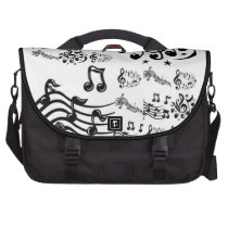 Musical Note Collage - AWESOME! Bags For Laptop