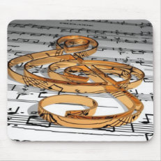 musical note mousepads