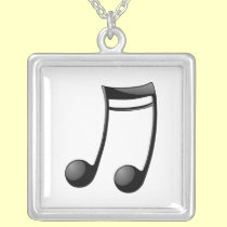Musical Note necklaces