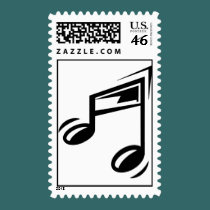 Musical Note Postage stamps