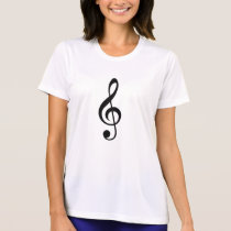 Musical Note Treble Clef Clothing Design Tshirt