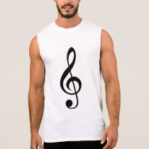 Musical Note Treble Clef Clothing Design Tshirt