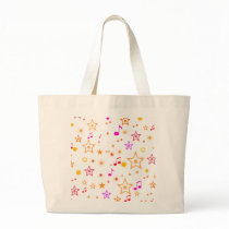 Musical Notes and Stars: Tote Bags