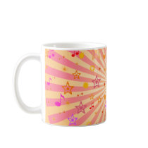 Musical Notes and Stars: Coffee Mug