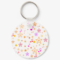 Musical Notes and Stars: keychains