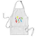 Musical notes aprons