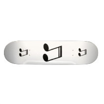 Musical Notes Beamed Semiquavers Skateboard Decks