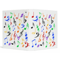 Musical Notes Binder - Multi