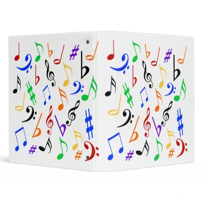 Musical Notes Binder - Multi