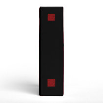 Musical Notes Binder - Red