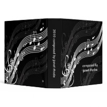 Musical notes binders, Christmas Gift