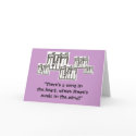 Musical Notes Birthday Card
