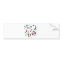 Musical Notes Bumper Sticker