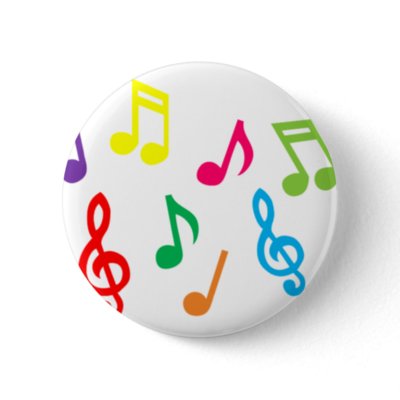 Musical notes buttons