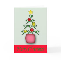 Musical Notes Christmas Card cards