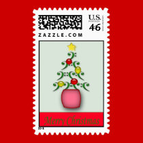 Musical Notes Christmas postage