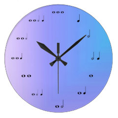 Musical Notes Clock