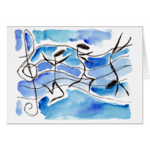 Musical Notes Come to Life Music Adds Joy to Life Cards