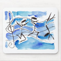 Musical Notes Come to Life Music Adds Joy to Life Mouse Pad