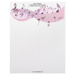 Musical Notes Letterhead