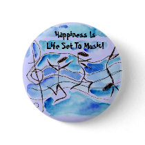 Musical Notes Live Happiness Is Life Set To Music!
