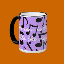 Musical Notes Mug by ggbythebay Musical Notes Mug