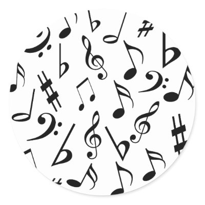 Music Note Stickers