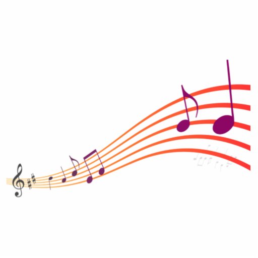 Musical Notes Photo Cutouts