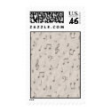 Musical Notes postage