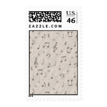Musical Notes postage by TheStampStore Musical Notes postage