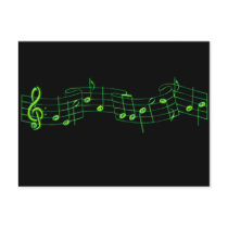 Musical Notes postcards
