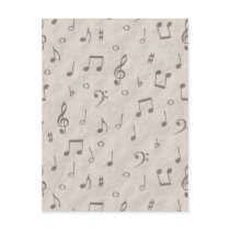 Musical Notes postcards